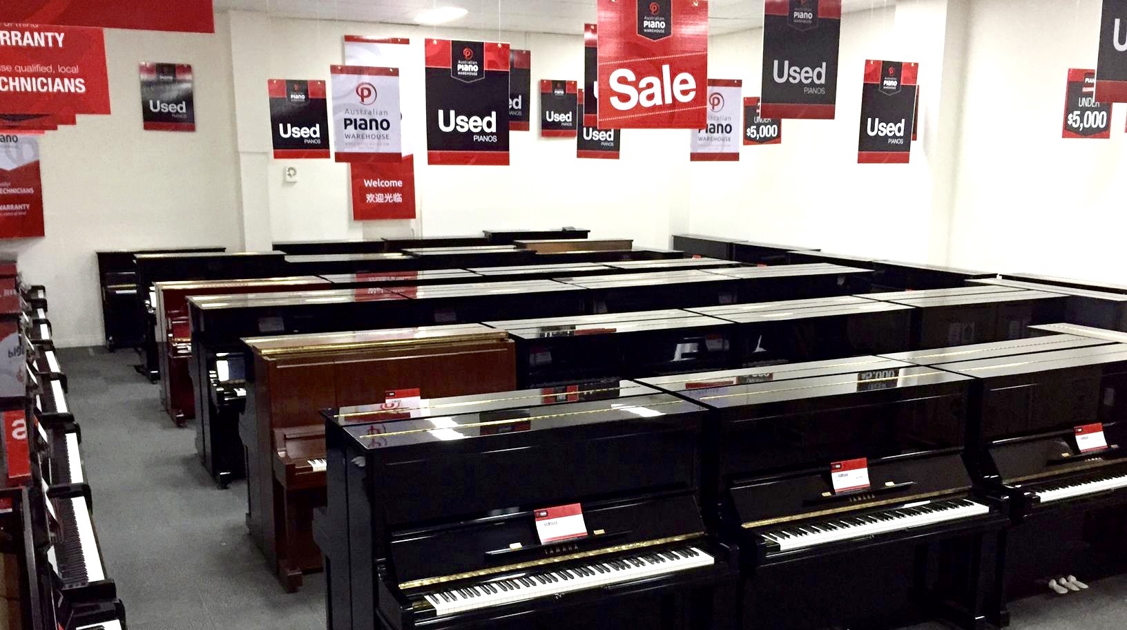 piano warehouse Brisbane