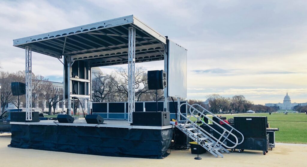 stage rental in Washington